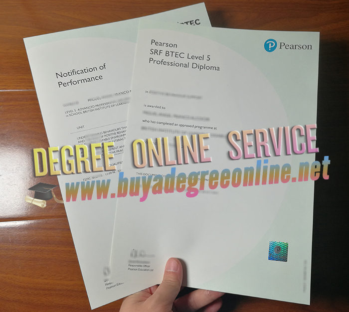 Pearson SRF BTEC Level 5 Professional Diploma