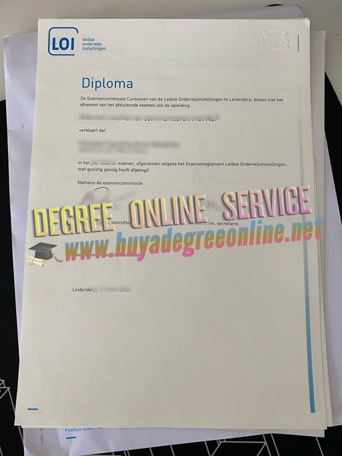 Leidse Onderwijsinstellingen diploma