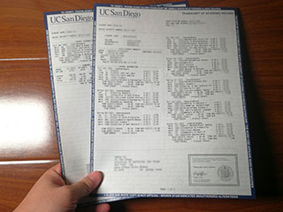 Can I get a fake UC San Diego official transcript online?