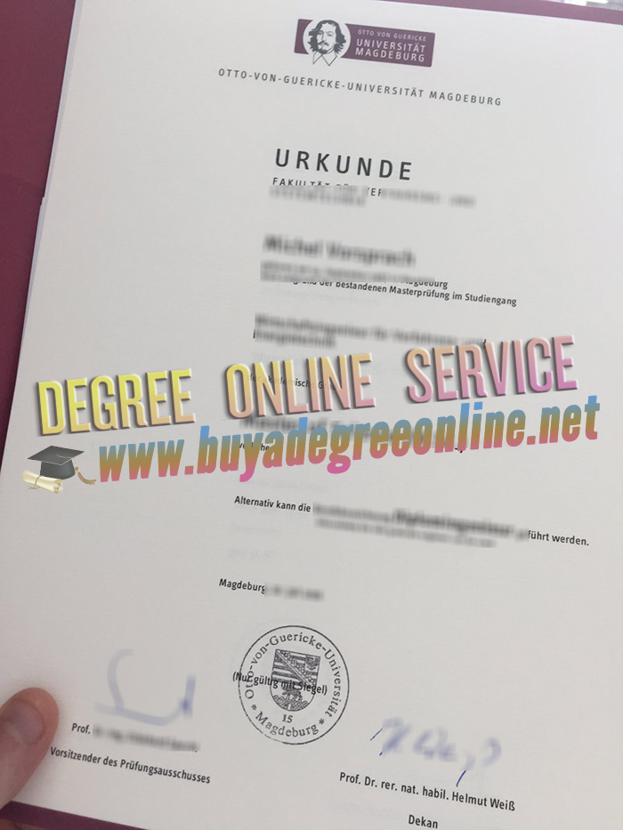 Otto-von-Guericke-Universität Magdeburg diploma