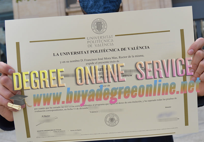 Valencia Polytechnic University diploma