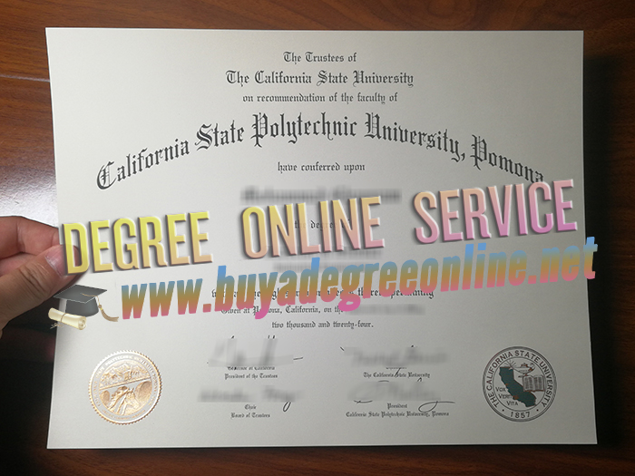 Cal Poly Pomona diploma