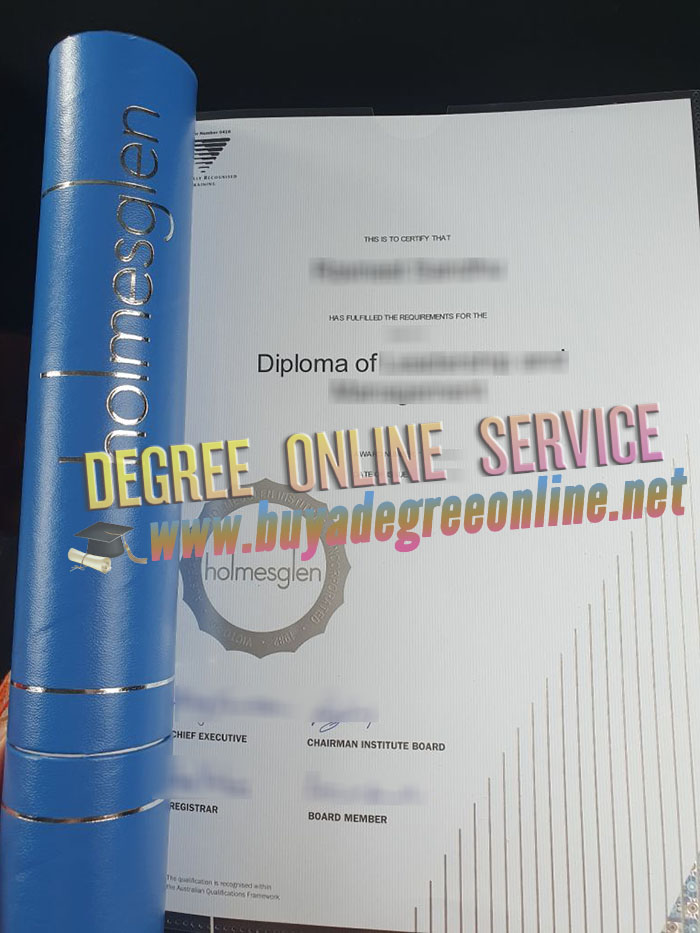 Holmesglen Institute diploma