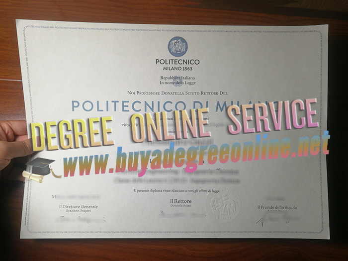 Politecnico di Milano diploma