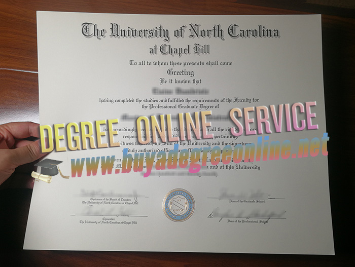 University of North Carolina at Chapel Hill diploma