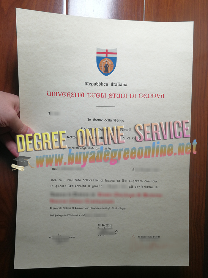 Università degli Studi di Genova degree