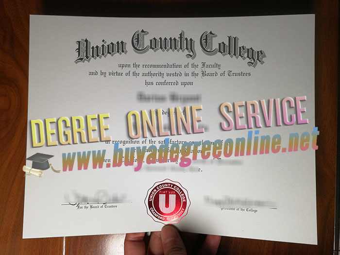 Union County College diploma