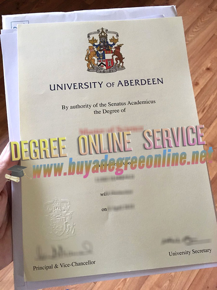 University of Aberdeen diploma