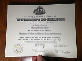 How much to purchase a fake UIUC degree certificate in America