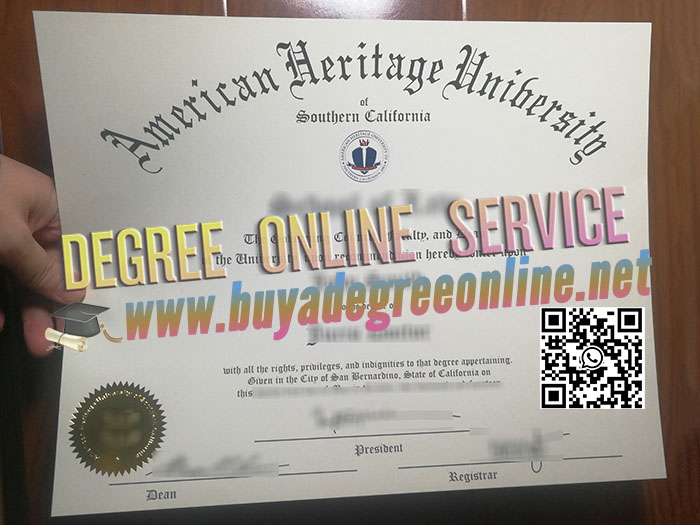 American Heritage University degree