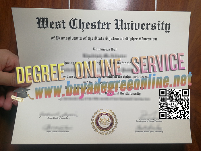 West Chester University diploma