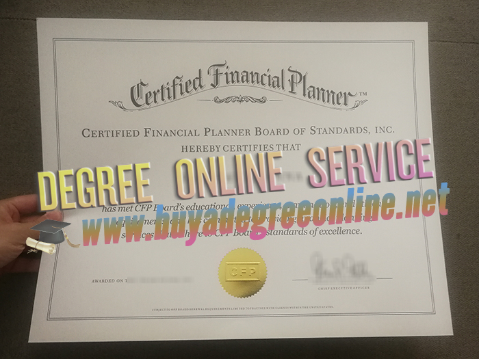 CFP certificate