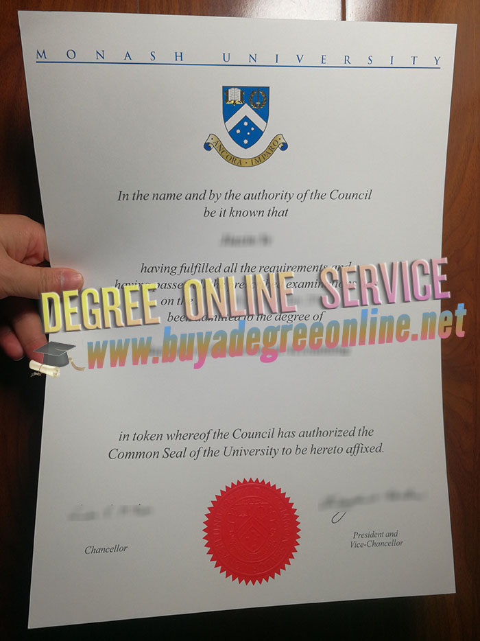 Monash University diploma