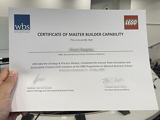 Buy Warwick Business School Certificate, Master Builder Capability