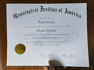 Order a Gemological Institute of American Graduate Gemologist diploma