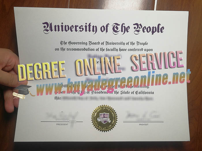 University of the People diploma
