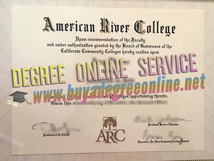 American River College diploma