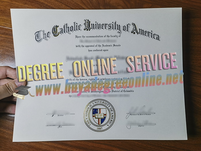 Catholic University of America diploma