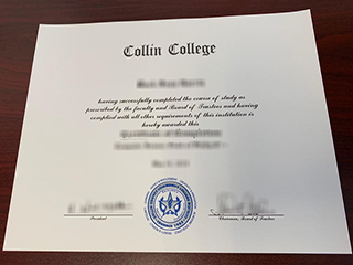 I would like to get a Collin College diploma certificate online