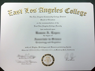 Looking for a fake East Los Angeles College diploma online