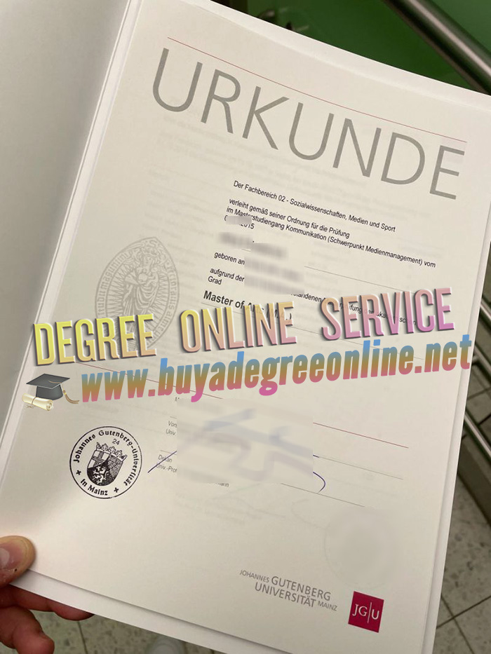 University of Mainz degree