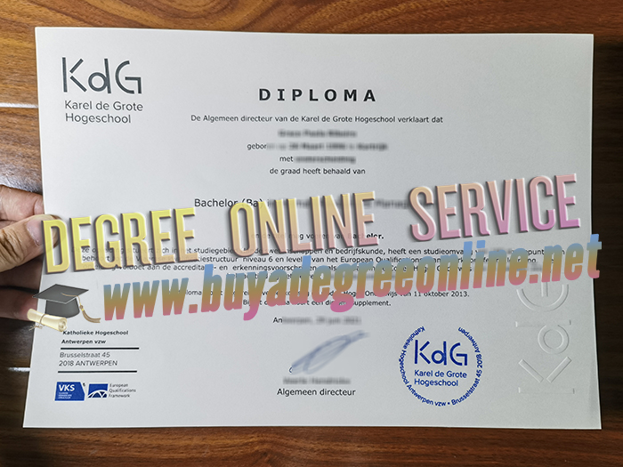 Karel de Grote Hogeschool diploma