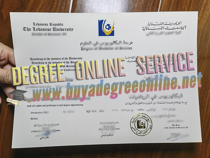 Lebanese University diploma