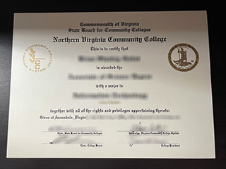 Copy Northern Virginia Community College diploma, buy NVCC degree