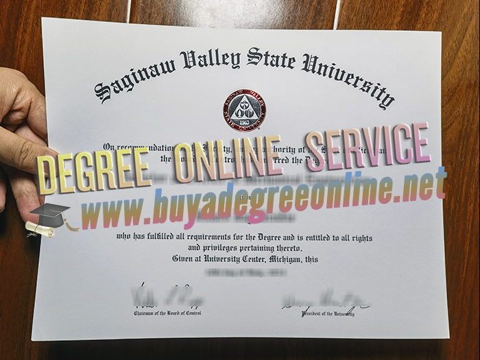 Saginaw Valley State University diploma