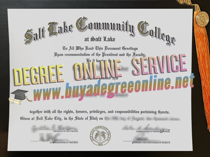 Salt Lake Community College diploma
