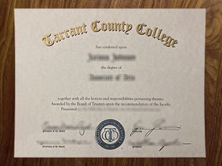 Can I order a fake Tarrant County College diploma online?