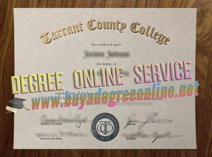 Tarrant County College diploma