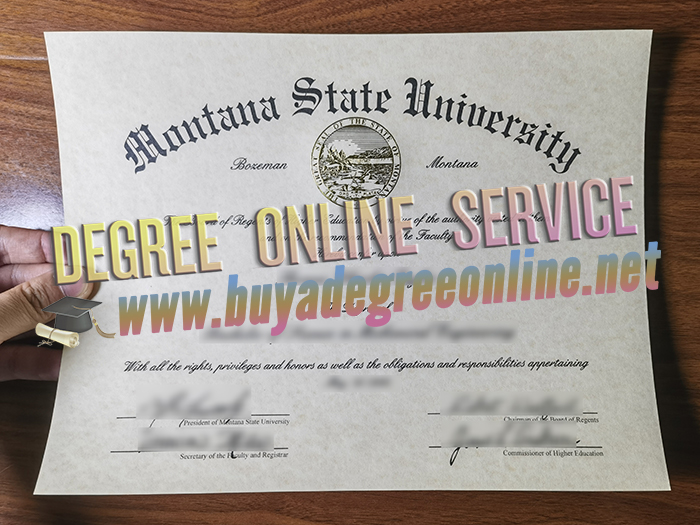 Montana State University diploma