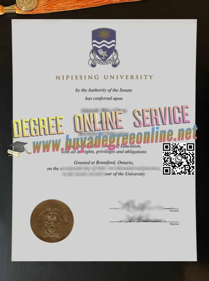 Nipissing University diploma