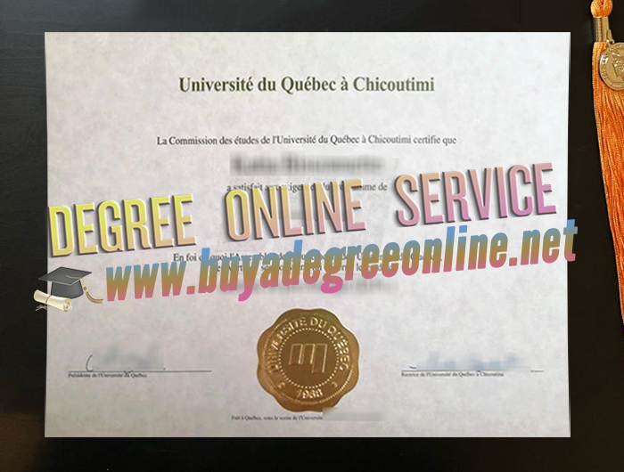Université du Québec à Chicoutimi diploma