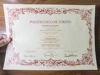 I want to get a Politecnico di Torino diploma certificate in Italy