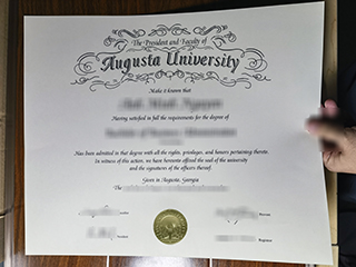 I need to purchase a Augusta University degree certificate online