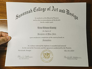 Where to order a Savannah College of Art and Design degree in 2024