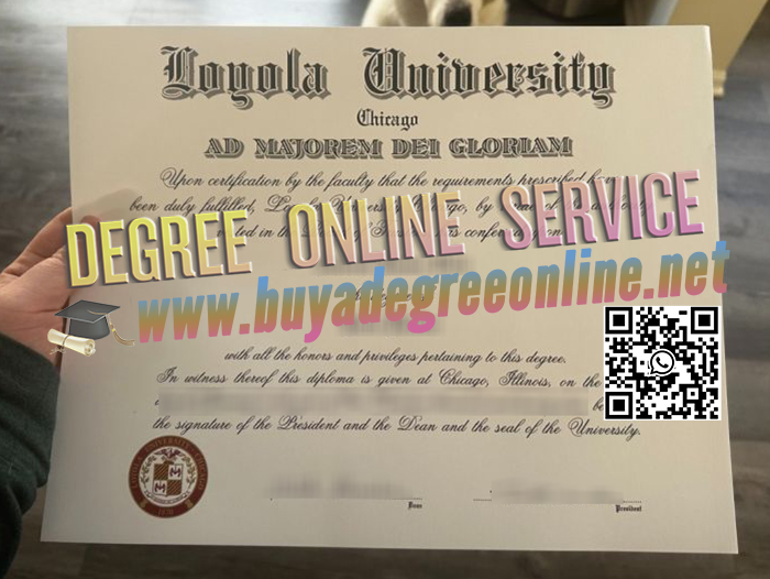 Loyola university Chicago diploma