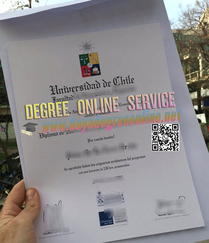 Universidad de Chile diploma