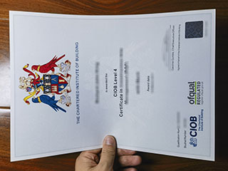 I would like to order a CIOB Level 4 certificate online