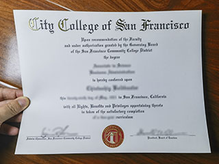 Can I purchase a City College of San Francisco diploma online?