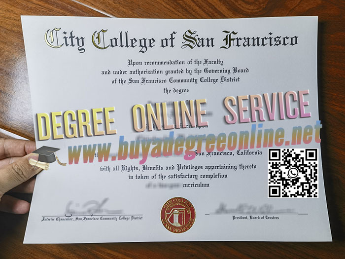 City College of San Francisco diploma