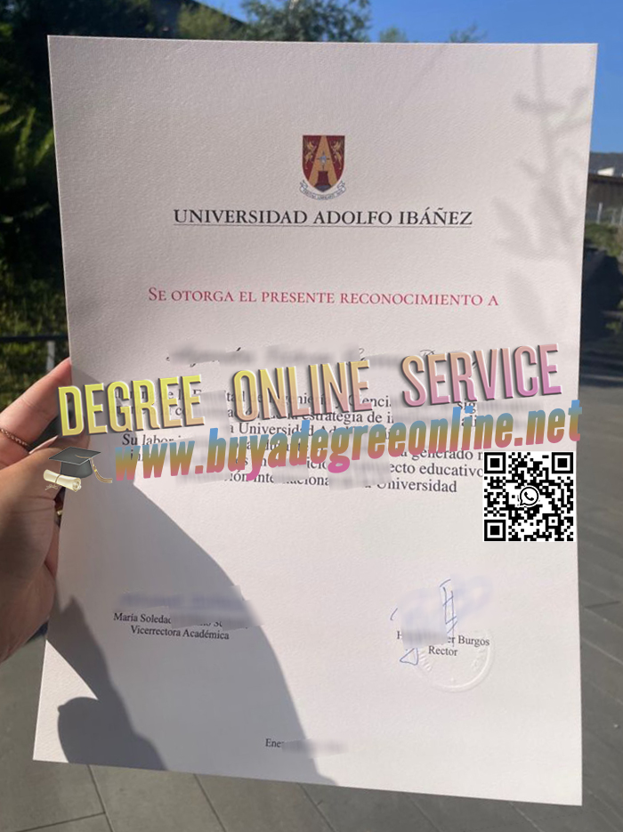 Adolfo Ibáñez University degree