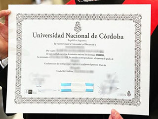 I am interested in buying a National University of Córdoba diploma online