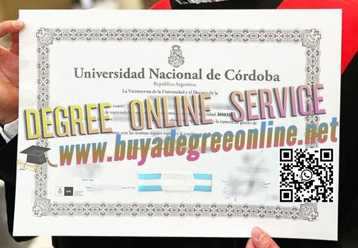 National University of Córdoba diploma