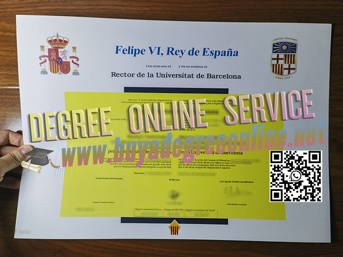 Universitat de Barcelona diploma