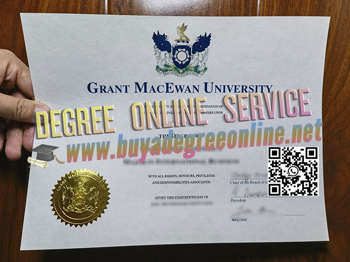 Grant MacEwan University diploma