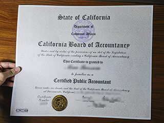 Obtain California CPA certificate, buy Cal State CPA License