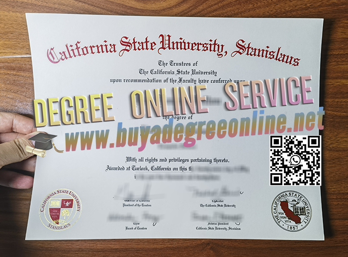 California State University Stanislaus diploma